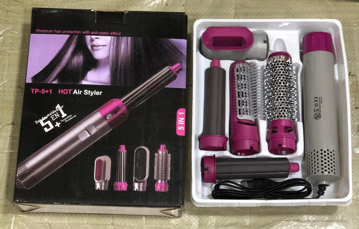 One Step - 5 in 1 Multifunctional Hair Dryer Styling Tool