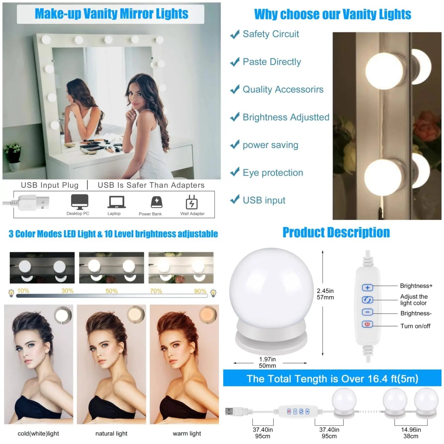 Vanity Light 10 Bulbs