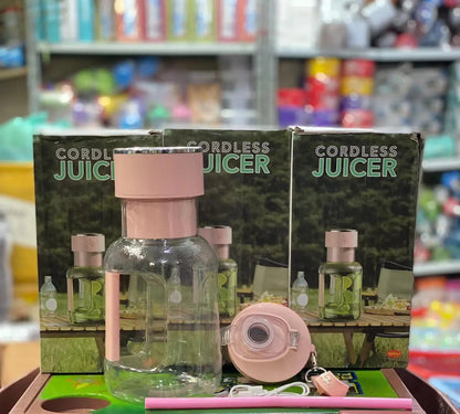 1600ml Portable Electric Rechargeable Cordless Barrel Juicer