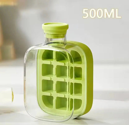 2in1 Ice Maker Ice Cube Bottle