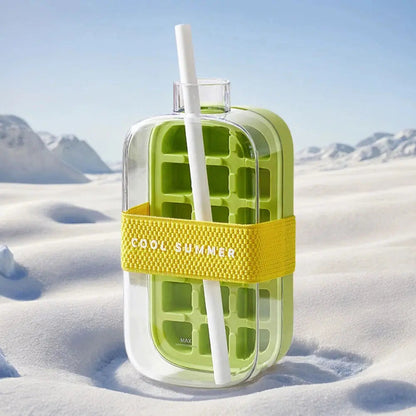 2in1 Ice Maker Ice Cube Bottle