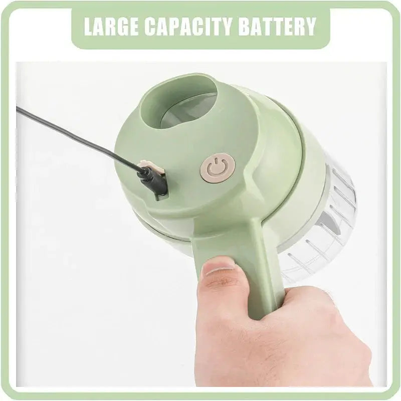 4 In 1 GATLING Food Chopper Rechargeable
