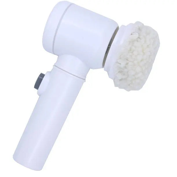 5 in 1 Magic Brush Electric Magic Brush Multifunctional Magic Brush with 5 Brush Heads Charging Cord for Home, Kitchen Tiles, Carpet Sink Wash Basin Bath Shower