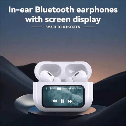 A9 Pro ANC/ENC Display Wireless Earbuds - With Free Cash on Delivery