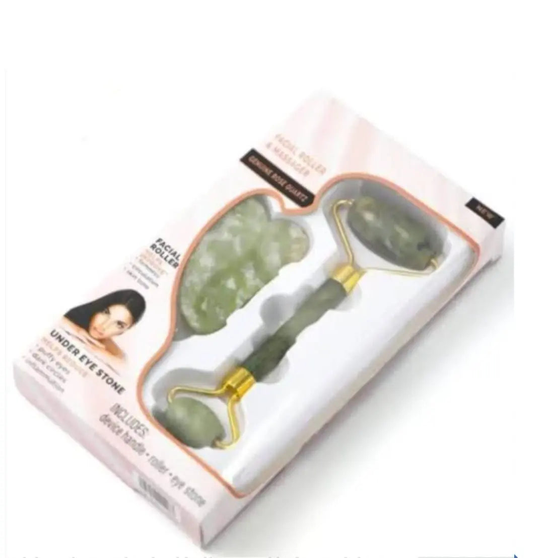 Jade Roller Face Massager – Natural Stone for Glowing Skin