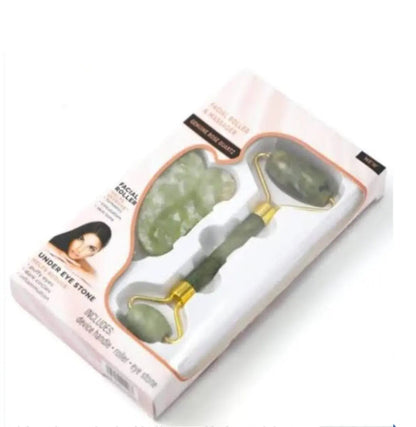 Jade Roller Face Massager – Natural Stone for Glowing Skin