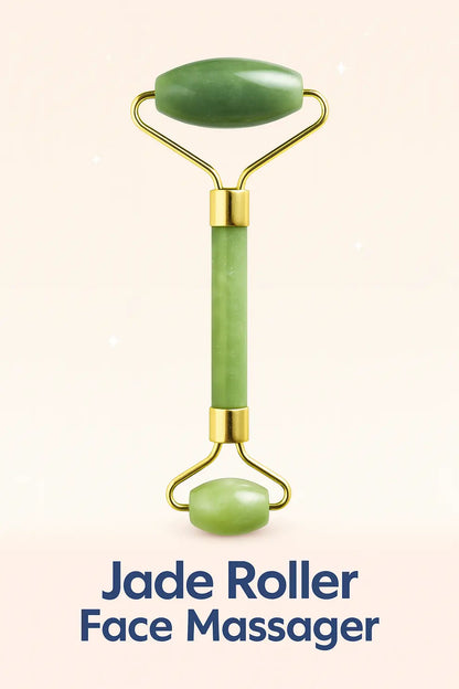 Jade Roller Face Massager – Natural Stone for Glowing Skin