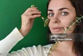 Jade Roller Face Massager – Natural Stone for Glowing Skin