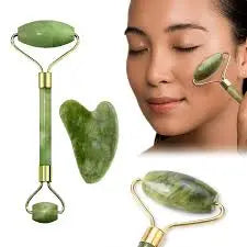 Jade Roller Face Massager – Natural Stone for Glowing Skin