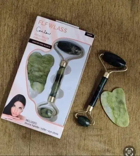 Jade Roller Face Massager – Natural Stone for Glowing Skin