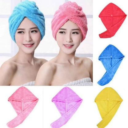 Best Hair Dryer Cap Towel for Ladies (2pcs) mf gadgetshub