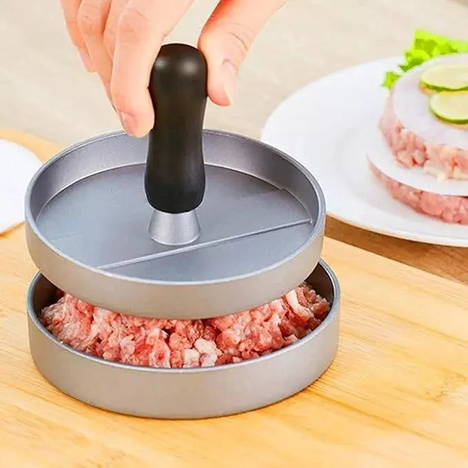 Burger Press Non-Stick Hamburger Press Patty Maker Mold Aluminum