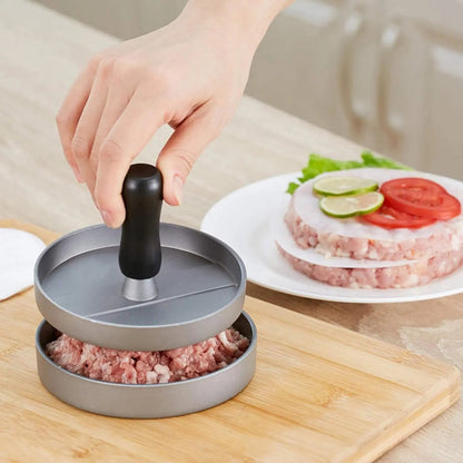 Burger Press Non-Stick Hamburger Press Patty Maker Mold Aluminum