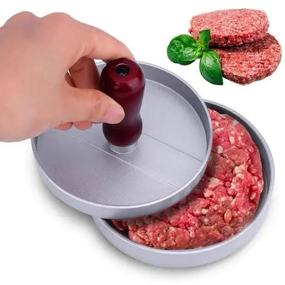 Burger Press Non-Stick Hamburger Press Patty Maker Mold Aluminum