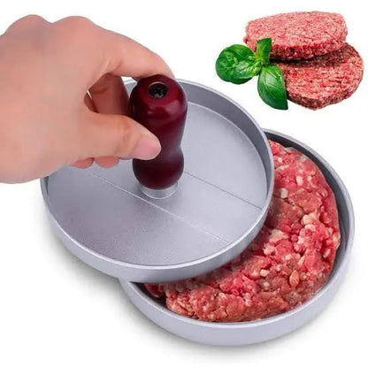 Burger Press Non-Stick Hamburger Press Patty Maker Mold Aluminum