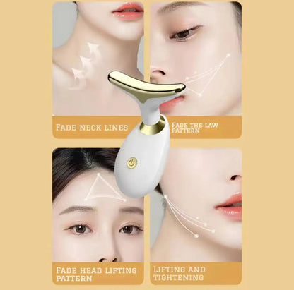 Electric Facial & Neck Massager for Lifting, Firming, and Double Chin Removal