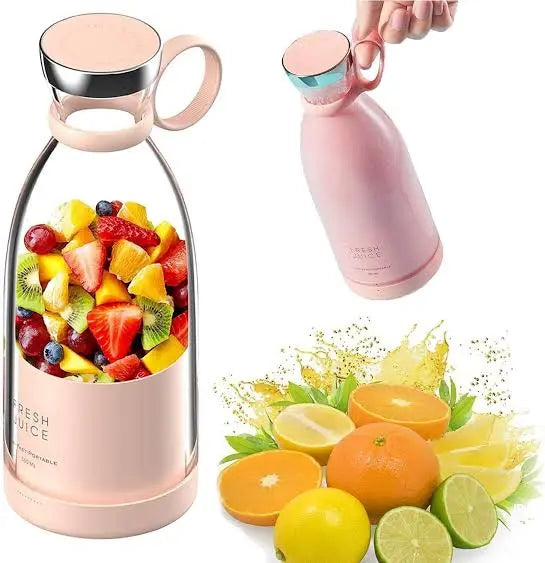 Electric Mini Portable Juicer Blender USB Recahrgeable