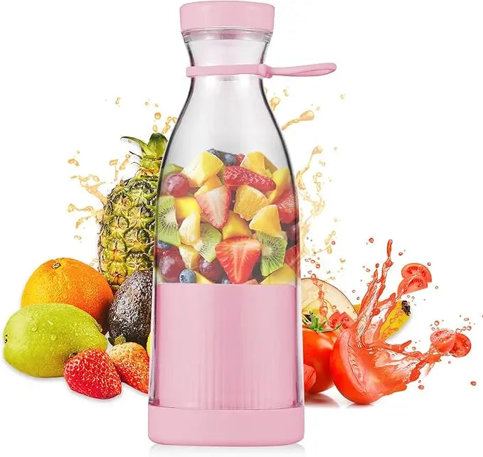 Electric Mini Portable Juicer Blender USB Recahrgeable