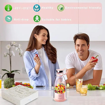 Electric Mini Portable Juicer Blender USB Recahrgeable