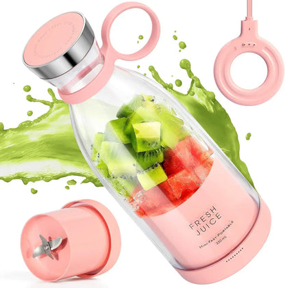 Electric Mini Portable Juicer Blender USB Recahrgeable