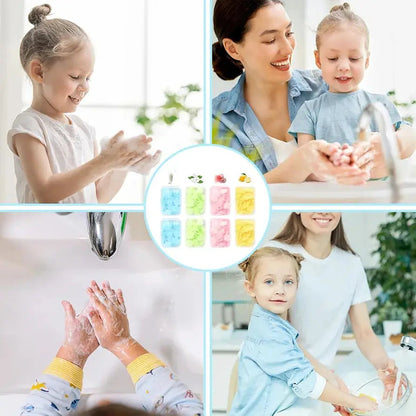 PACK OFF 4PCS FLOWER PAPER SOAP