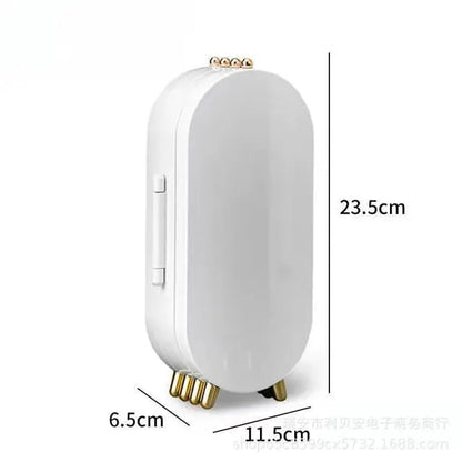 Foldable Jewellery Organizer with Mirror Ear Rings & Necklace_Hanging Holder