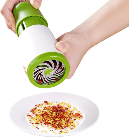 Masher Manual Vegetable Grinder Stainless Steel Pepper Grinder Chopper mf gadgetshub