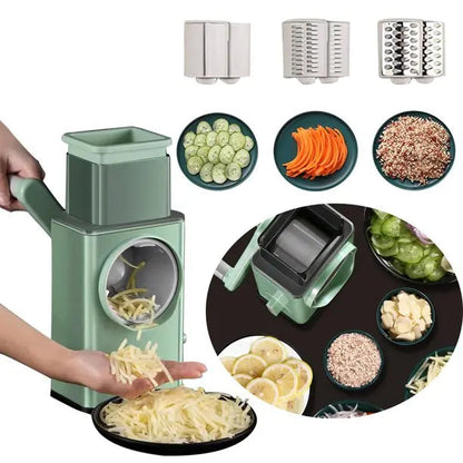 Multifunctional Table Top Drum Grater Square