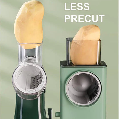 Multifunctional Table Top Drum Grater Square