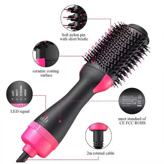 One Step Hot Air Brush (Dryer + Straightener)
