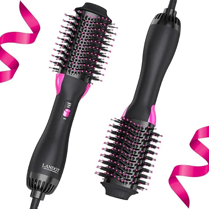 One-Step 3-in-1 Hot Air Brush & Hair Dryer, Volumizer & Styler mf gadgetshub