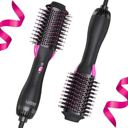 One-Step 3-in-1 Hot Air Brush & Hair Dryer, Volumizer & Styler mf gadgetshub