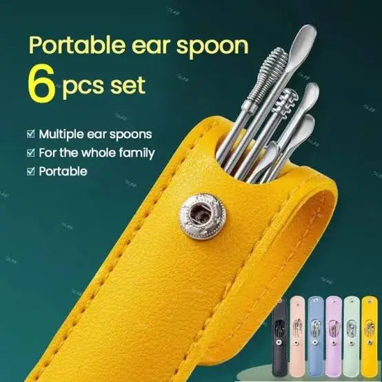 Pack of 3 Ear Wax Cleaning Tool Pouch