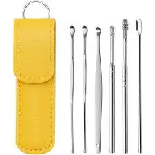 Pack of 3 Ear Wax Cleaning Tool Pouch