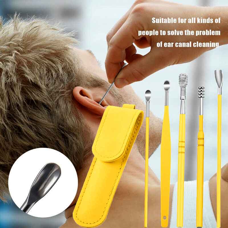 Pack of 3 Ear Wax Cleaning Tool Pouch