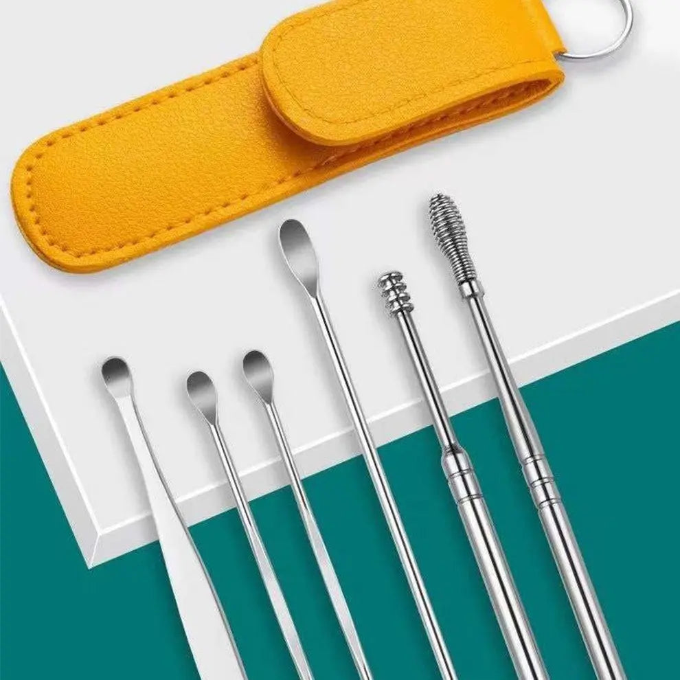 Pack of 3 Ear Wax Cleaning Tool Pouch