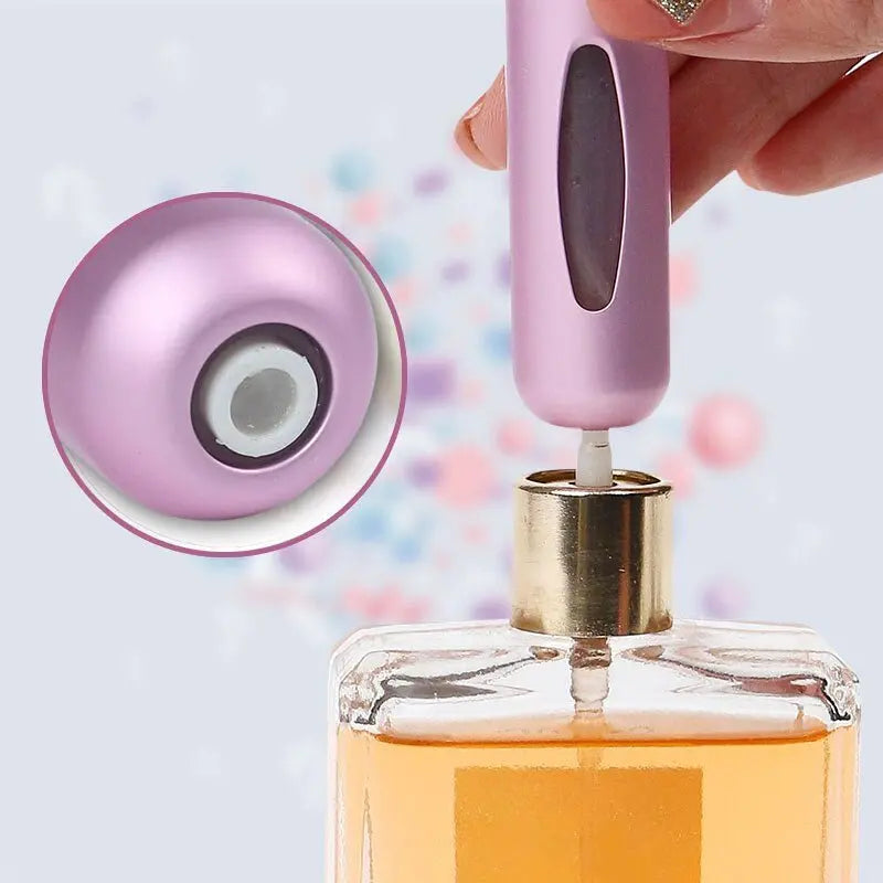 Pack of 5 Portable Mini Refillable Perfume Bottle With Spray.