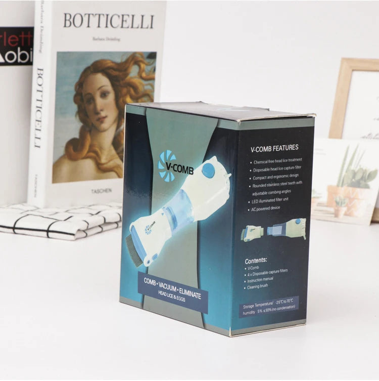 V Comb Anti Lice Machine with 4 Free Filters