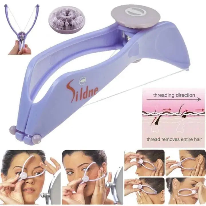 Slique Hair Threading  Machine - Facial Hair Removal Makeup Beauty Tool