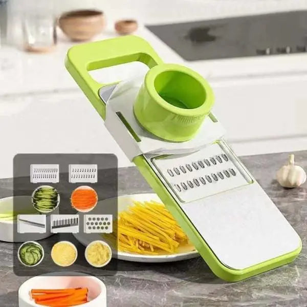Stainless Steel 5in1 Multifunctional Vegetable Slicer Cutter mf gadgetshub