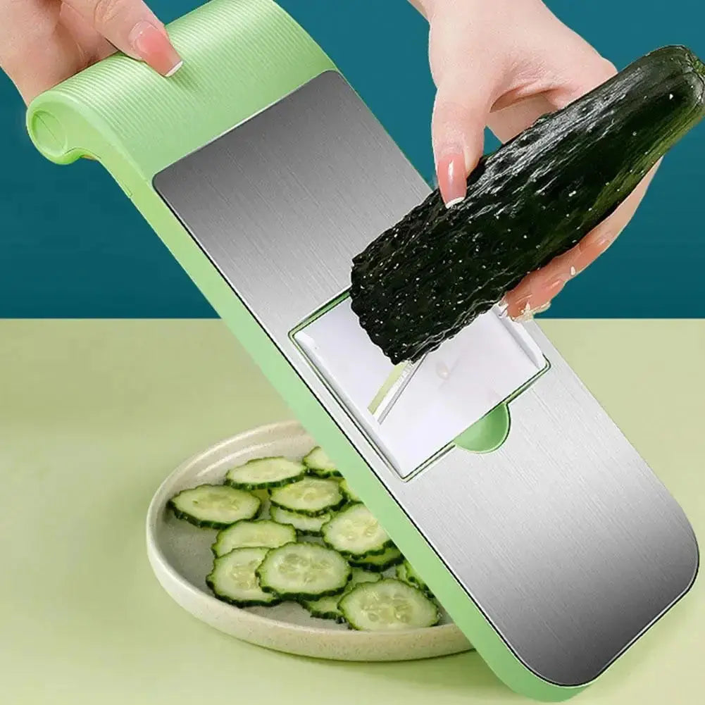 Stainless Steel 5in1 Multifunctional Vegetable Slicer Cutter mf gadgetshub