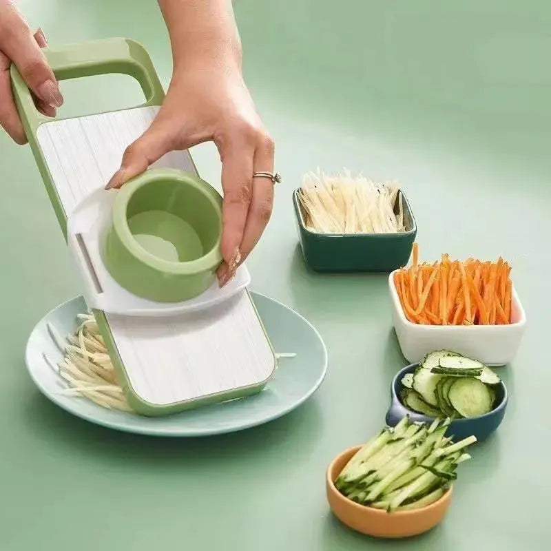 Stainless Steel 5in1 Multifunctional Vegetable Slicer Cutter mf gadgetshub