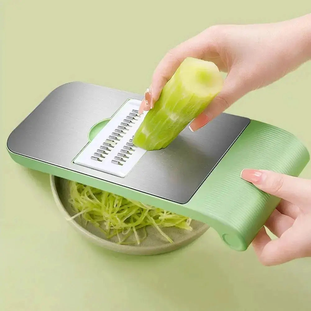Stainless Steel 5in1 Multifunctional Vegetable Slicer Cutter mf gadgetshub