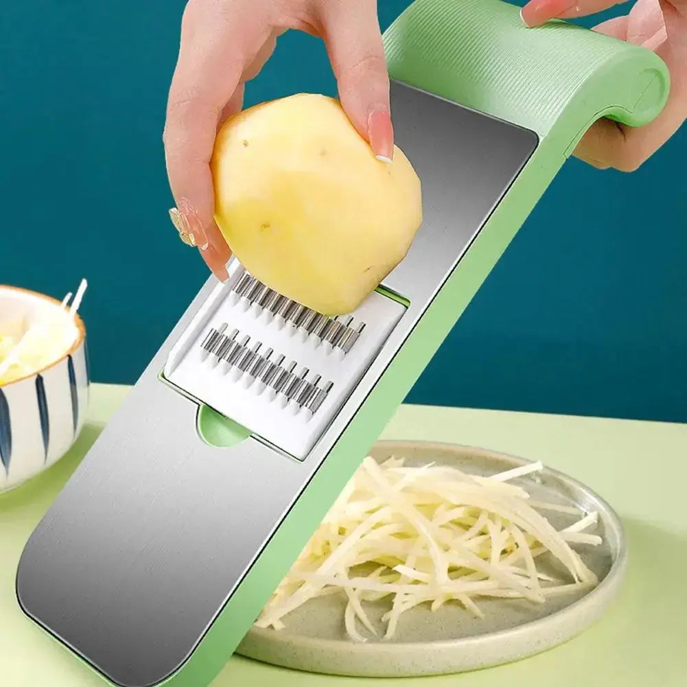 Stainless Steel 5in1 Multifunctional Vegetable Slicer Cutter mf gadgetshub
