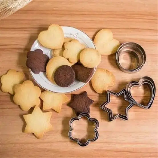 Stainless Steel Biscuit Cookie Cutter DIY Mold 12Pcs Set mf gadgetshub