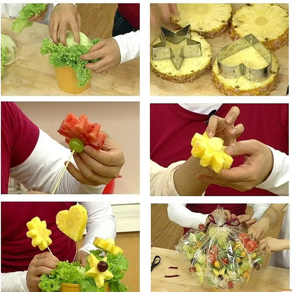 Stainless Steel Biscuit Cookie Cutter DIY Mold 12Pcs Set mf gadgetshub