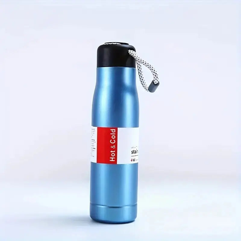 Stainless Steel Vacuum Flask Hanging Rope Water Bottle