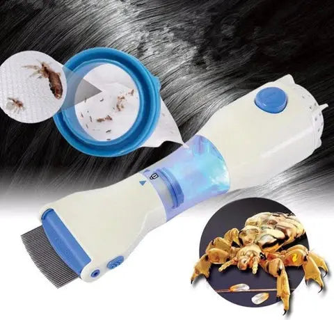 V Comb Electronic Head Lice Removal Machine Anti Lice Machine with 4 Free Filters mf gadgetshub