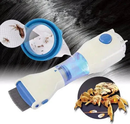 V Comb Electronic Head Lice Removal Machine Anti Lice Machine with 4 Free Filters mf gadgetshub