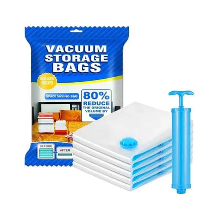 Vacuum Bag With Pump 5Pcs Set